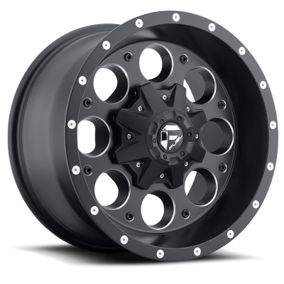 Fuel Wheels D525 Revolver Black Milled (D525)