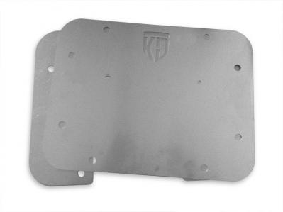 KD Fabworks 10-16 Jeep JK Tire Carrier Delete with License Plate Mount (JK-1002)