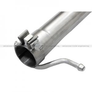 aFe Power Scorpion Exhaust System; 2-1/2 Cat-Back Aluminized Hi-Tuck (49-08042)