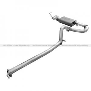 aFe Power Scorpion Exhaust System; 2-1/2 Cat-Back Aluminized Hi-Tuck 2dr (49-08043)