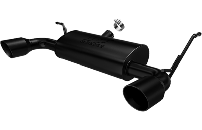 MagnaFlow 07-16 2-4dr JK MF Series 2.5in Axle Back Dual Outlet Black Coated Tip Stainless Exhaust (15160)