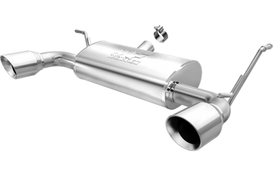 MagnaFlow 07-16 2-4dr JK MF Series 2.5in Axle Back Dual Outlet Polished Tip Stainless Exhaust (15178)