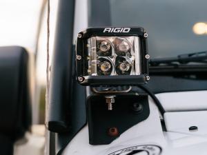 Rigid Industries D-SS Black Finish Single LED Light 