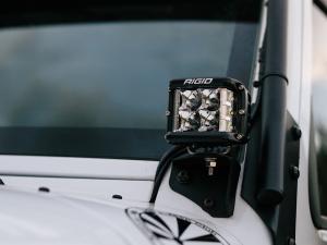 Rigid Industries D-SS Black Finish Single LED Light 