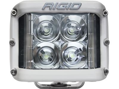 Rigid Industries D-SS White Finish Single LED Light 