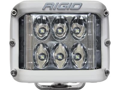 Rigid Industries D-SS White Finish Single LED Light 