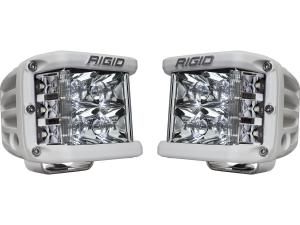 Rigid Industries D-SS White Finish Dual LED Lights 