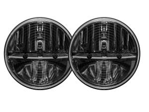 Rigid 7 Round Heated Lens pair w/PWM Adaptor (55004)