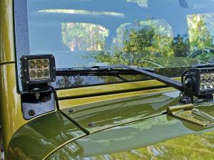 Rigid 2007-2015 Jeep JK A-Pillar Mount Kit (Dually, D2, DXL, &amp; R-46 Series Lights) (40139)