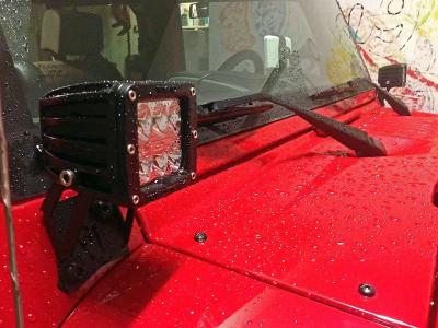 Rigid 2007-2015 Jeep JK D-Series A-Pillar Mount Kit (40331)