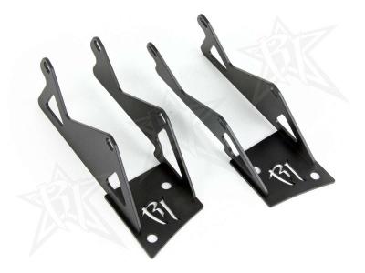 Rigid 2007-2015 Jeep JK Dual D-Series A-Pillar Mount Kit (40335)