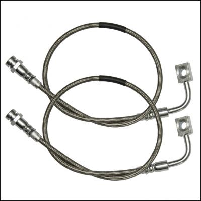 Rock Krawler Front Long Travel Stainless Brake Lines (RK02038)