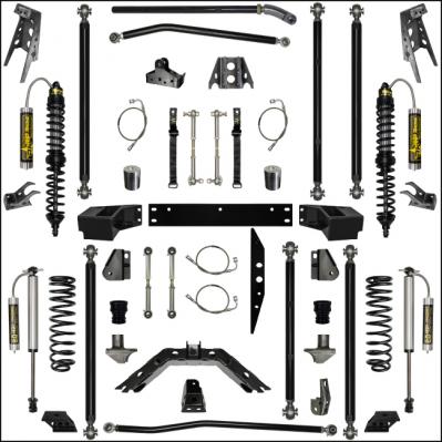 Rock Krawler 4.5 Off Road Pro Coil Over 3 Stretch - Stage 2 (2dr) (JK45CORP-3S2)