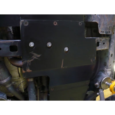 Synergy Jeep JK Standard Skid Plate: Transmission (5710-10-BK)